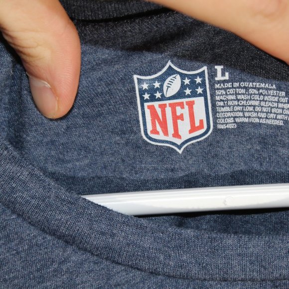 Chicago Bears Womens Large Blue Short Sleeve Tee - Picture 3 of 4